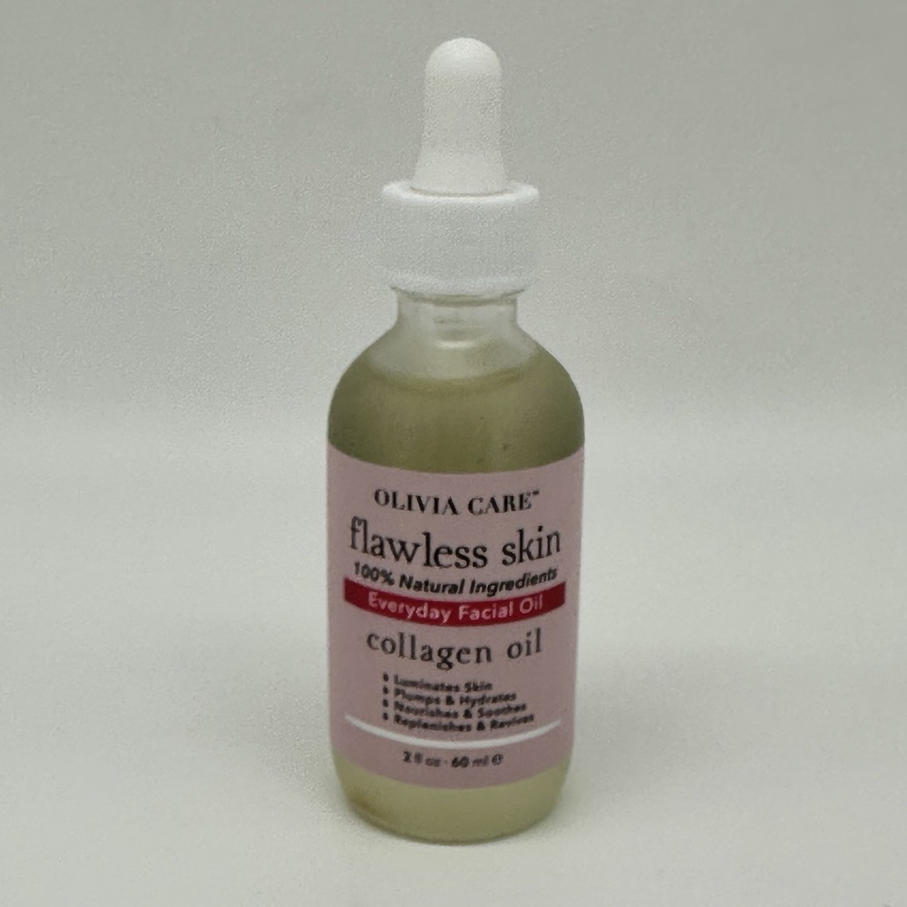 ANTIAGING FLAWLESS SKIN COLLAGEN FACIAL OIL ILLUMINATES PLUM SKIN BY OLIVIA CARE - Picture 2 of 6
